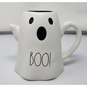 Halloween Rae Dunn BOO!‎ Ghost Mug White Ghost Coffee Cup